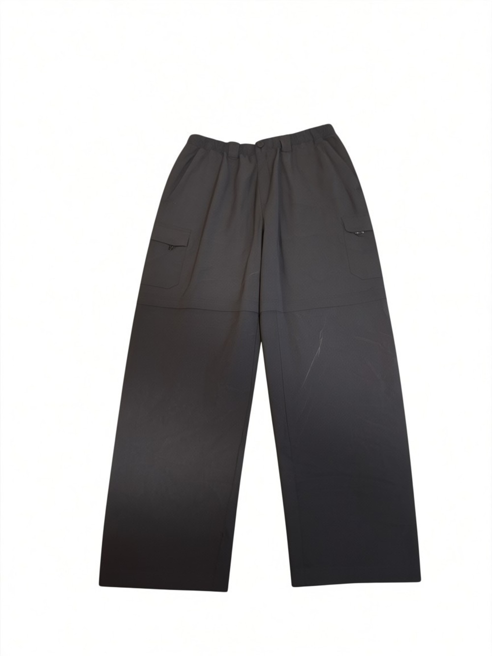 Reel Legends Men's Performance Convertible Cargo Pants/Shorts Charcoal Gray XL